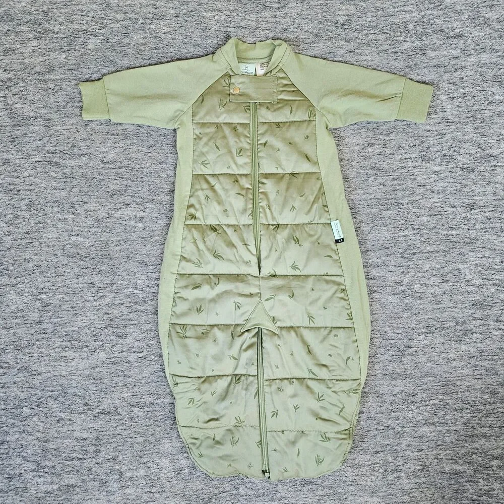 Ergo Pouch Australia Sage Green Sleep Suit Sack 2.5 TOG Size 000-1 3-12 Months